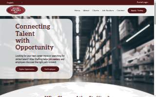 Atlas Staffing - Brooklyn Park of Maple Grove website