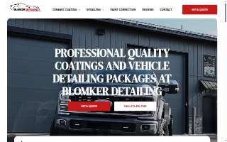 Blomker Detailing Paint Correction and Ceramic Coating's website