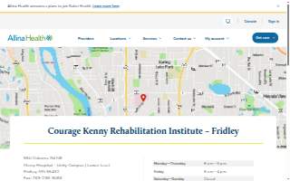 Courage Kenny Rehabilitation Institute – Fridley website