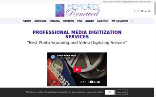 Memories Renewed website