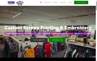 Taho Sportswear website