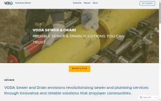 Voda Sewer and Drain website