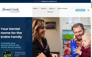 Bassett Creek Dental website