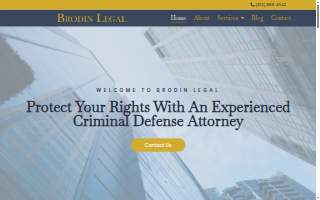 Brodin Legal website
