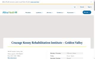 Courage Kenny Kids - Golden Valley website