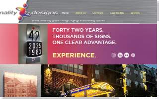 Imaginality Designs website