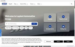 Lupient Buick GMC website