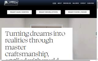 Platinum Remodeling and Handyman Services website