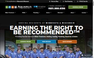 Aquarius Home Services, Kinetico website