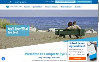 Complete Eyecare of Ham Lake website