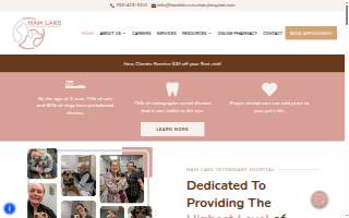 Ham Lake Vet Hospital PLLC website