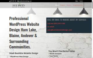 Ham Lake Web Design website