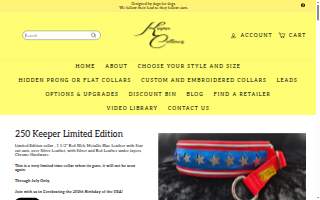 Keeper Collars of Ham Lake website