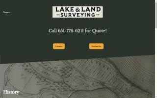 Lake & Land Survey Inc of Ham Lake website