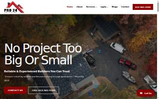 Pro24 Contracting, Inc. website