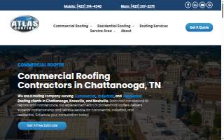 Atlas Roofing Co website
