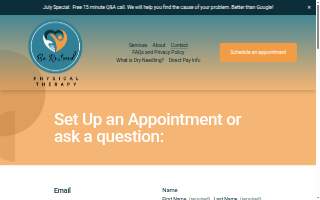 Be Restored Physical Therapy website