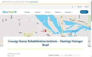 Courage Kenny Rehabilitation Institute – Hastings Nininger Road website