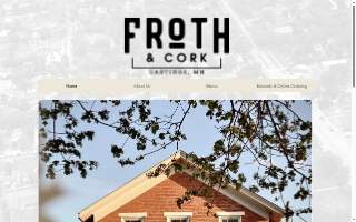 Froth & Cork website