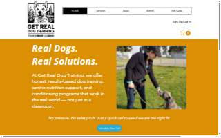 Get Real Dog Training website