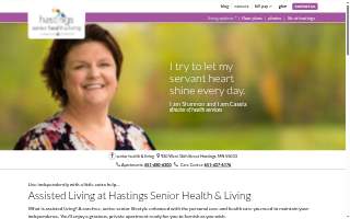 Hasting Senior Health & Living Health Care Center website