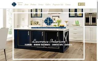 Lawrence Interiors website