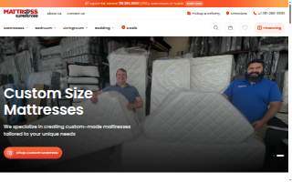 Mattress Galaxy of Hastings website