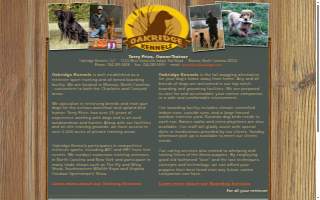 Oak Ridge Kennels website