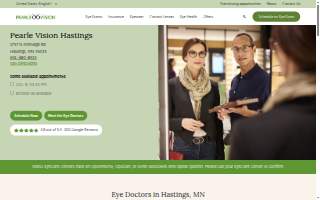 Pearle Vision website