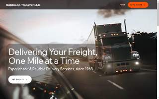 Robinson Transfer Inc. website