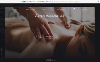 Aspen Massage website