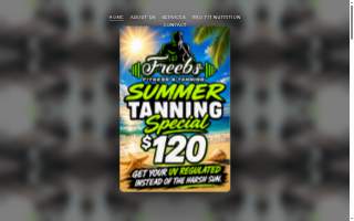 Freebs Fitness & Tanning 24/7 website