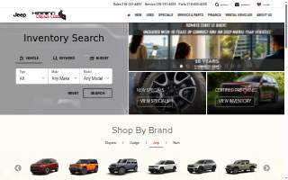 Hibbing Chrysler Center website