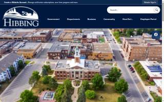 Hibbing Public Library website