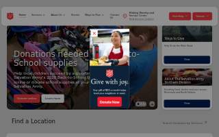 Hibbing Salvation Army website