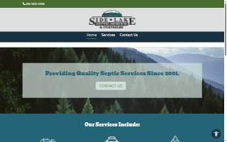Side Lake Septic Services of Hibbing website