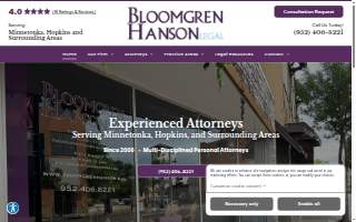 Bloomgren Hanson Legal, PLLC website