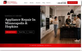 D&T Appliance Service website