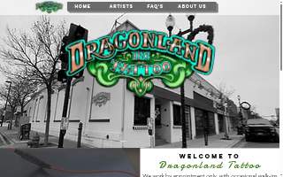 Dragonland Tattoo website