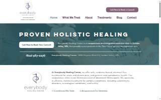Everybody Healing Center website