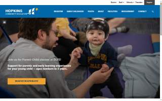 Harley Hopkins Family Center website