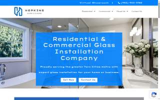 Hopkins Glass & Glazing website