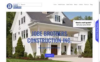 Jobe Brothers Construction website
