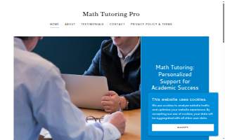 Math Tutoring Pro of Hopkins website