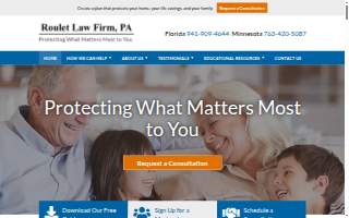 Roulet Law Firm, P.A. of Hopkins website