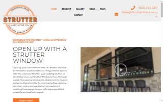 Strutter Window website