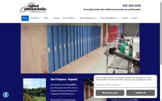 Allied Electrostatic of Mn. Inc. website