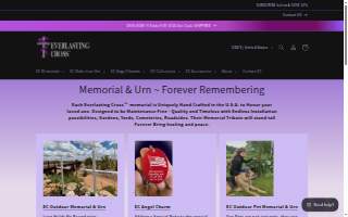 Everlasting Cross™ Memorial website
