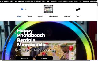 Happy Photobooth Rentals Minneapolis of Hugo website