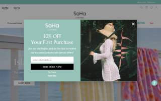 Soha's Tea House of Hugo website